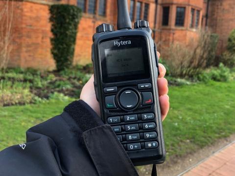 Hytera handheld radio